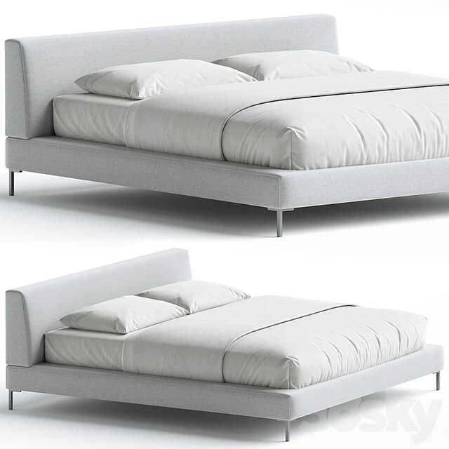 Charles Bed Antonio Citterio B&B ITALIA