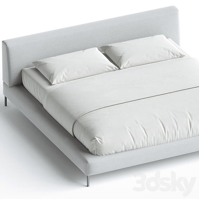 Charles Bed Antonio Citterio B&B ITALIA