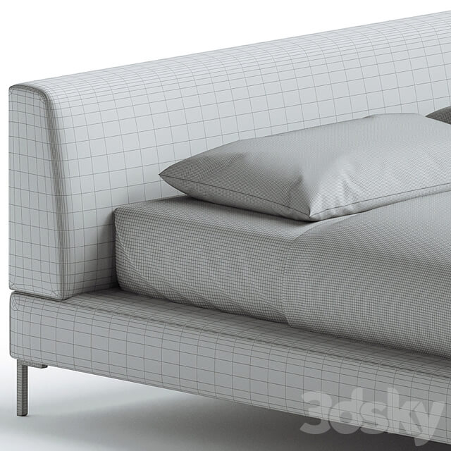 Charles Bed Antonio Citterio B&B ITALIA
