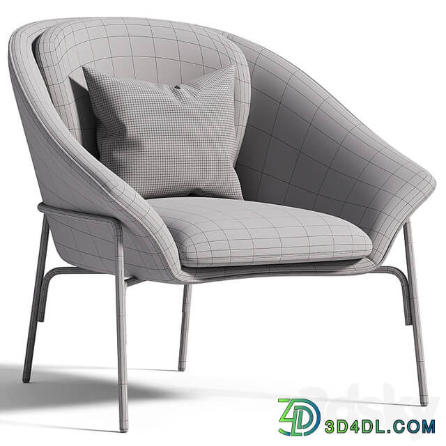 Lauren melange wicker armchair