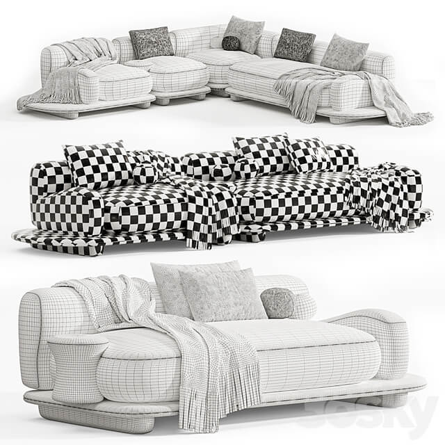 Busnelli Grumetto Sofa 01 Composition