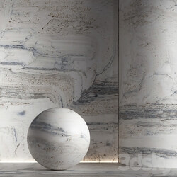 Stone material, travertine. 42, pbr, seamless 