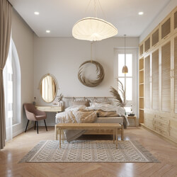 3D Interior Scenes File 3dsmax Model Bedroom 591 By Dao Hai Uyen 