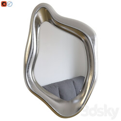 Mirror kare design. Mirror Hologram Silver 