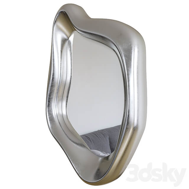 Mirror kare design. Mirror Hologram Silver