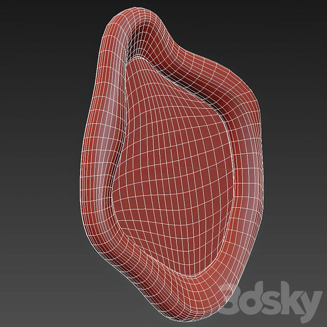 Mirror kare design. Mirror Hologram Silver