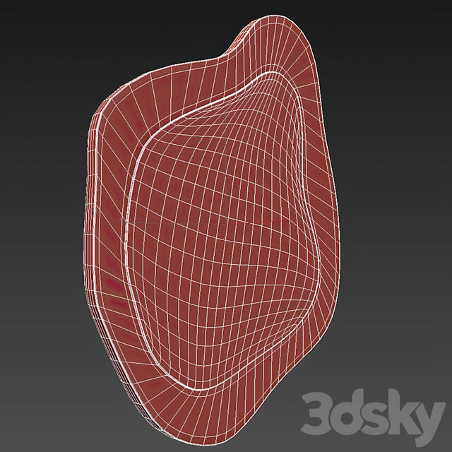 Mirror kare design. Mirror Hologram Silver