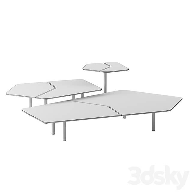 Brink coffee tables by Minotti