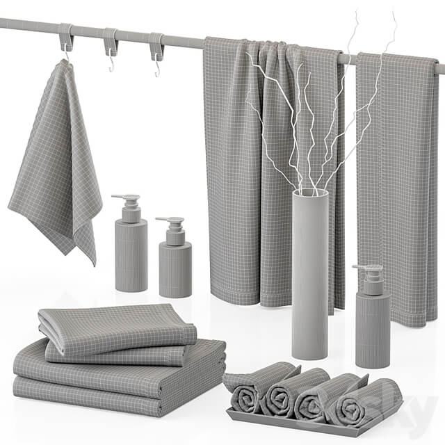 Decorative set for bathroom 04