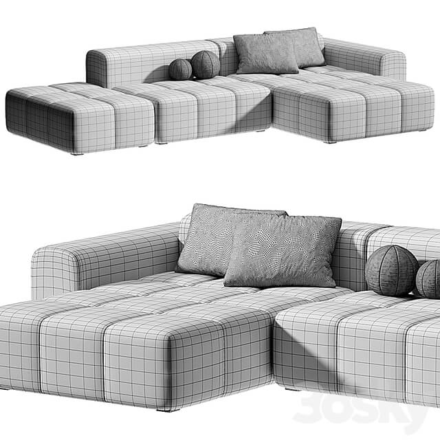 Modular sofa Verdon By Retehome