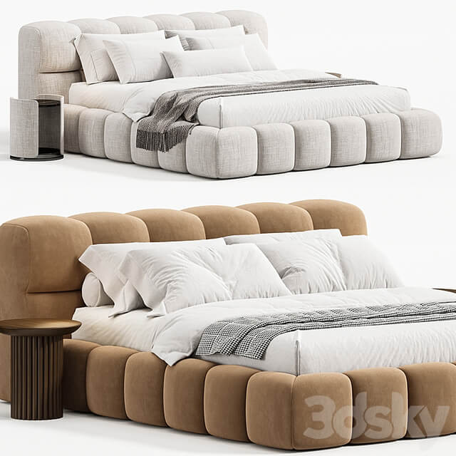 Hildon Boucle Bed Frame