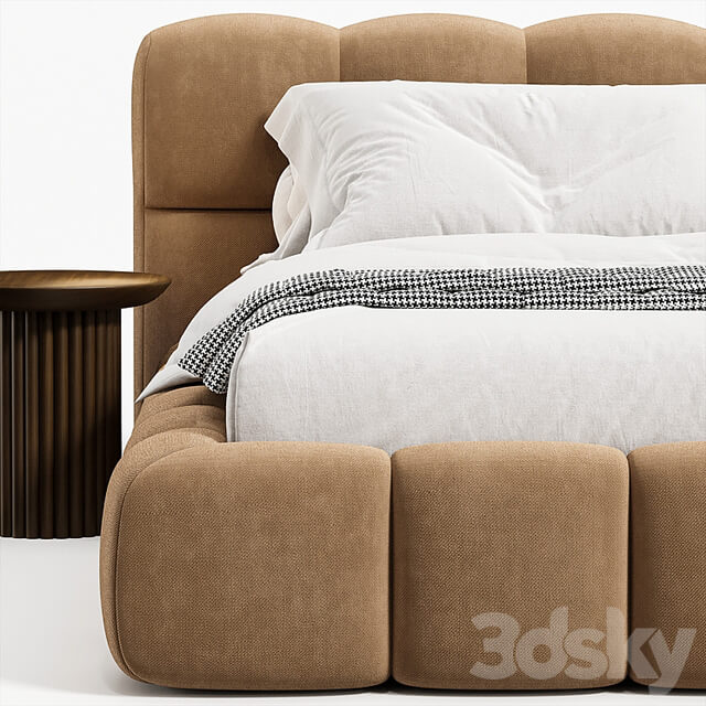 Hildon Boucle Bed Frame