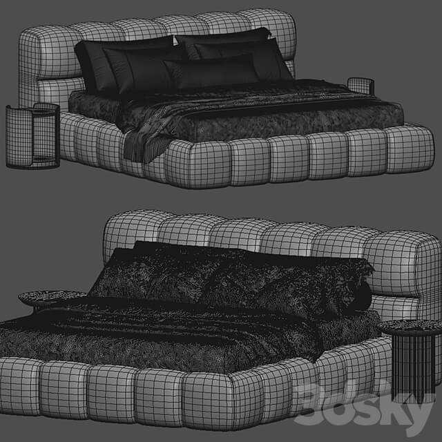 Hildon Boucle Bed Frame