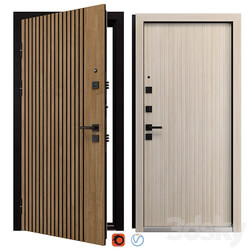 Entrance metal door Modica (Strage) 