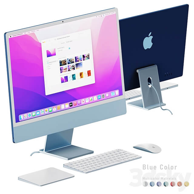 All in one Apple iMac M1 24 Multicolor