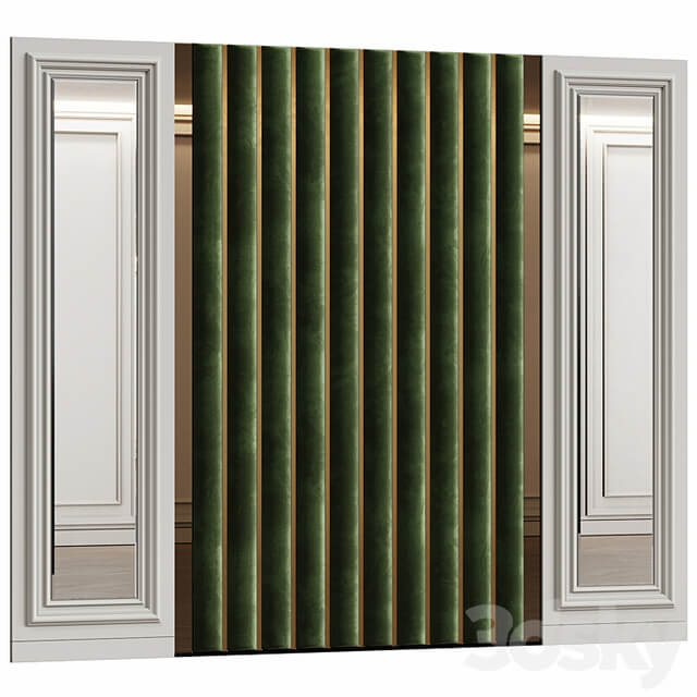 Wall panels in modern classic style 9