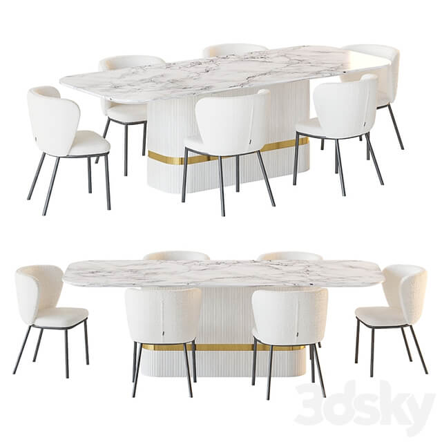 Dining table OSBORNE and chair Ciselia