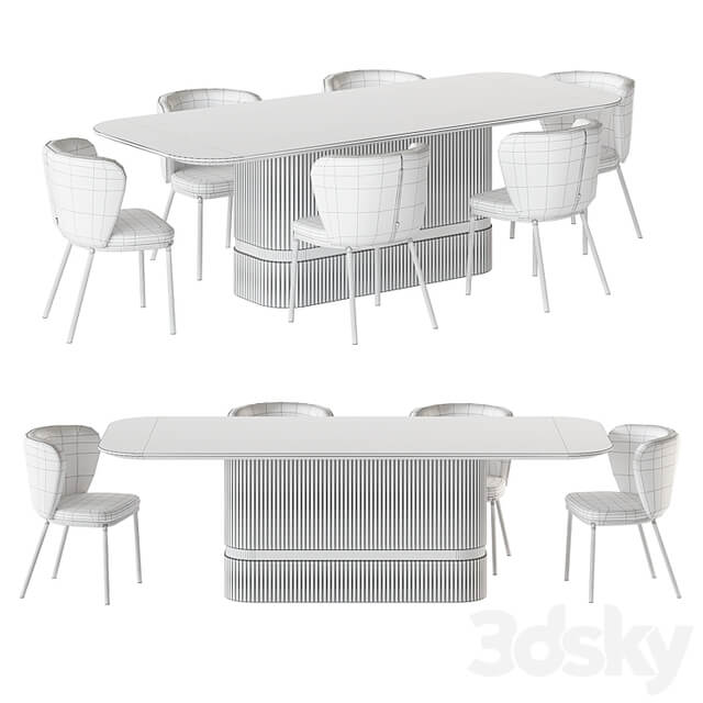 Dining table OSBORNE and chair Ciselia