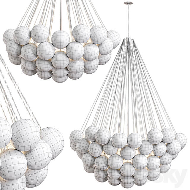 Cloud Chandelier Set 1 By Apparatusstudio