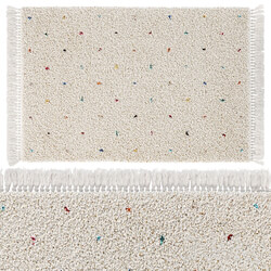 Children's carpet in multicolored polka dots, Javi from LA REDOUTE INTERIEURS 