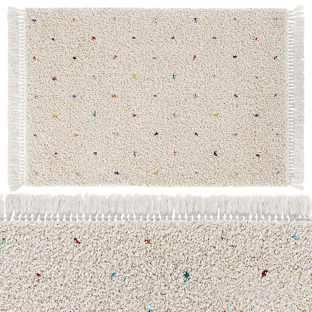 Children's carpet in multicolored polka dots, Javi from LA REDOUTE INTERIEURS