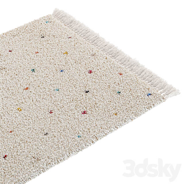 Children's carpet in multicolored polka dots, Javi from LA REDOUTE INTERIEURS