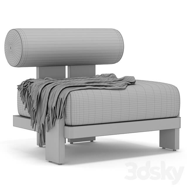 RH outdoor vigo armchair