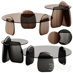 Shark Coffee Tables set by Roche Bobois 