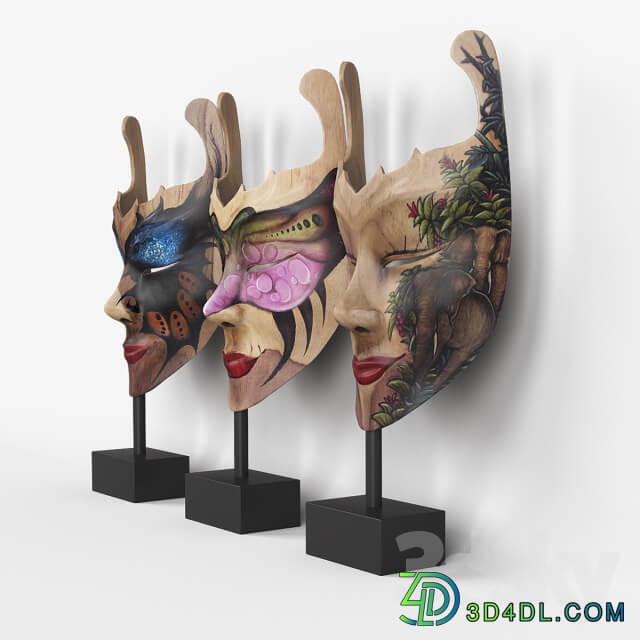Other decorative objects Masks