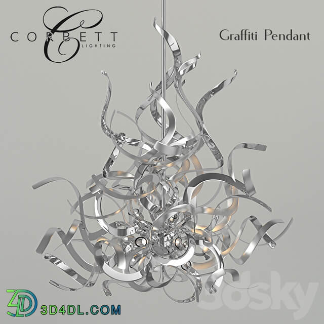 Chandelier Corbett Graffiti Pendant light 3D Models