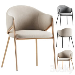 Richmond Gwen Chair Khaki Velvet 