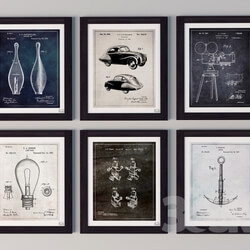 Set of 5 pictures 