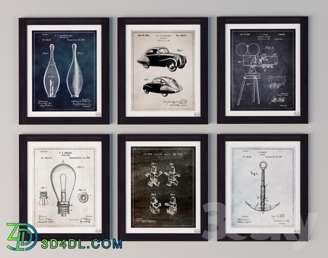 Set of 5 pictures