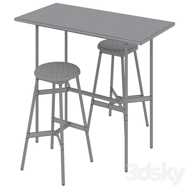 Bar table and chair Brent by divan.ru