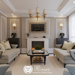 3D Interior Scene File 3dsmax Model Livingroom 558 By Tran Quang Sang 