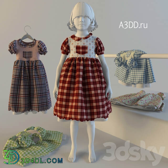 Dress Dress Clothes 3D Models