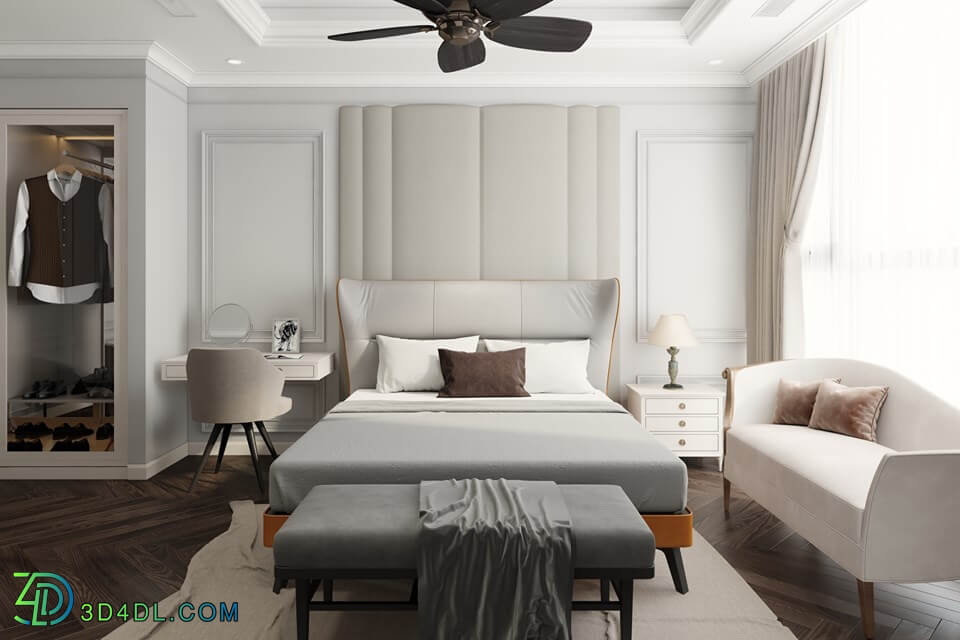 3D Interior Scenes File 3dsmax Model Bedroom 131 By DucHuy