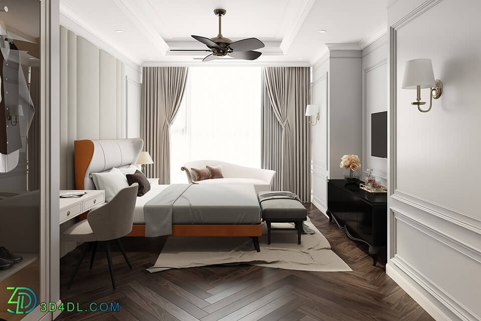 3D Interior Scenes File 3dsmax Model Bedroom 131 By DucHuy