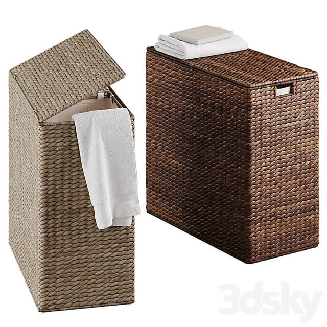 Wicker laundry baskets 3