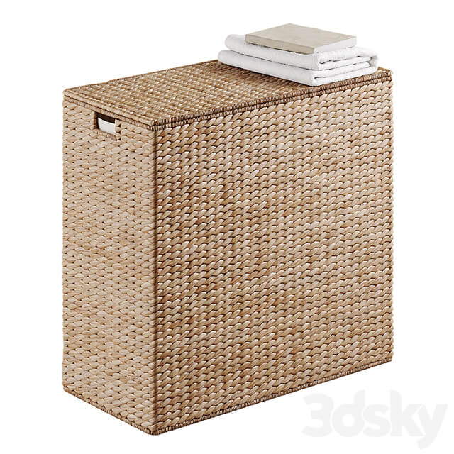 Wicker laundry baskets 3