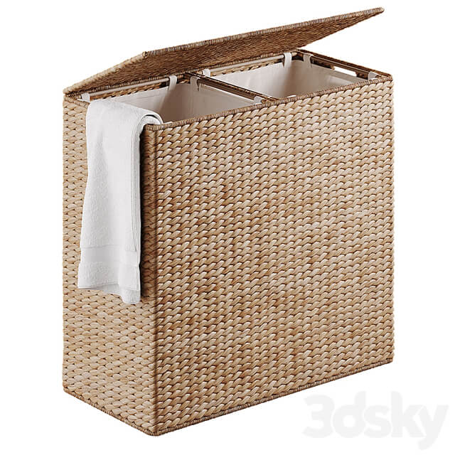 Wicker laundry baskets 3