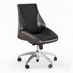 Armchair Deaux TASK CHAIR by Flexsteel in combination finish. 