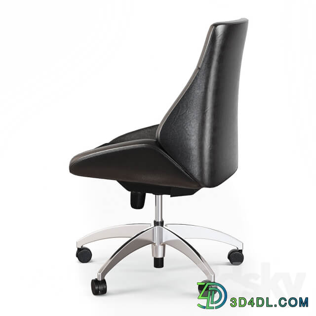 Armchair Deaux TASK CHAIR by Flexsteel in combination finish.