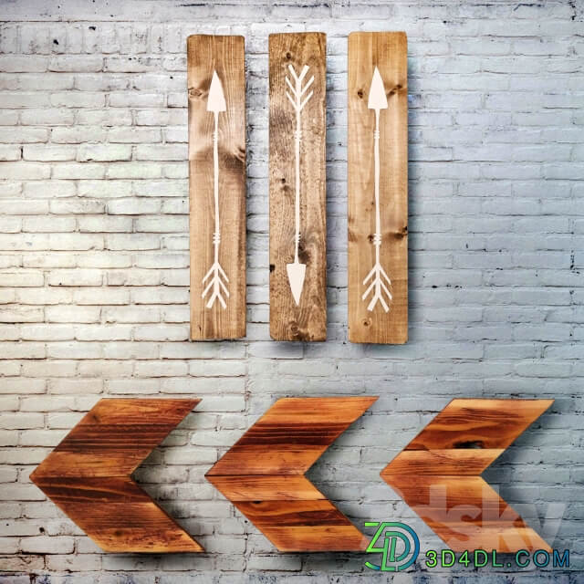 Other decorative objects Wooden panels. Collection 18