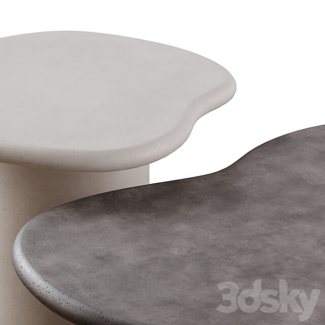 Macarella cement coffee tables in 2 colors