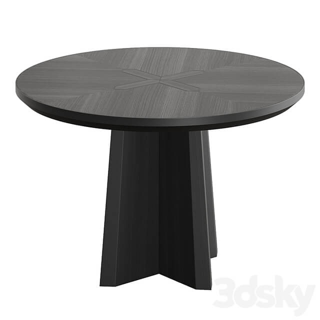 Table CROSS ROUND by bino home with chairs MOMO HOME Store