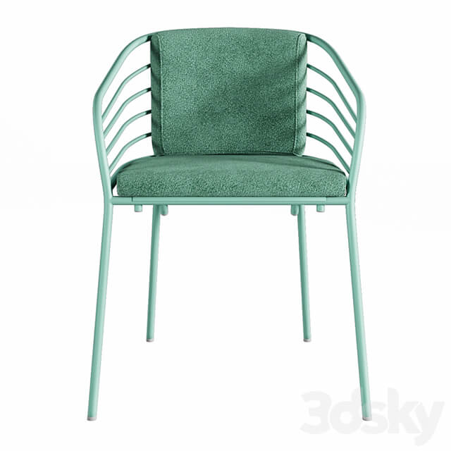 Cancún outdoor cafe table and chair set by BoConcept