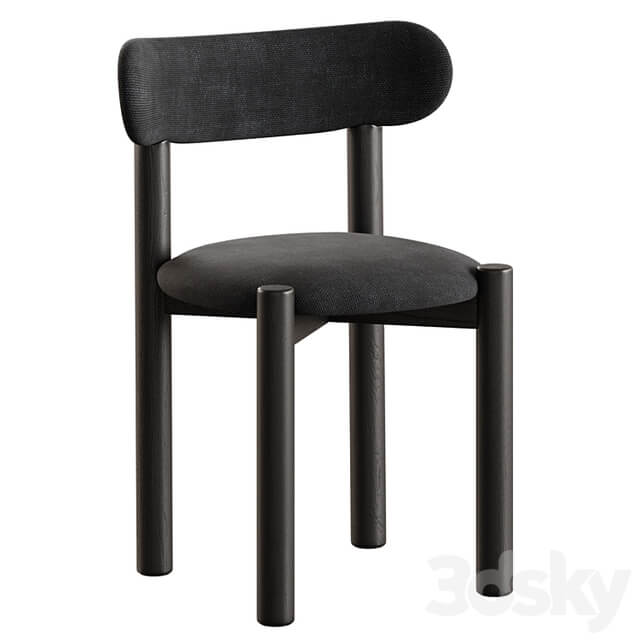 Nebai chair with hard and soft back