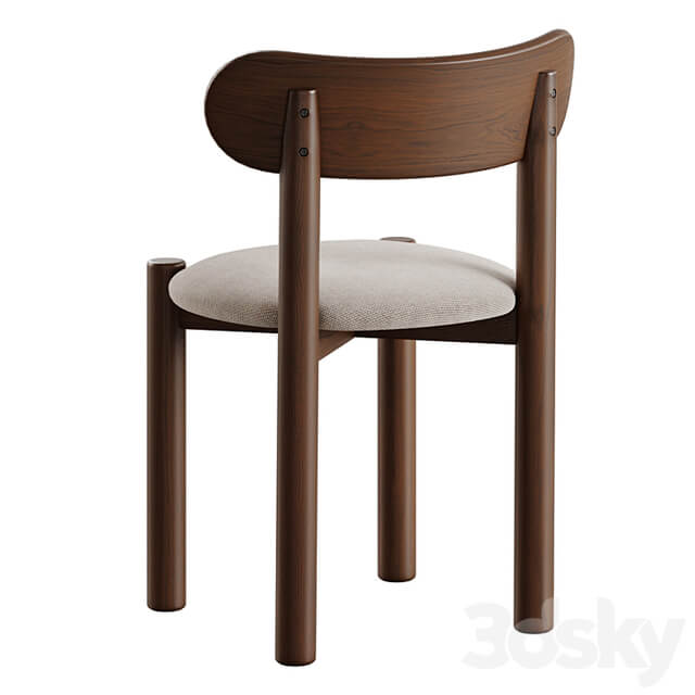 Nebai chair with hard and soft back