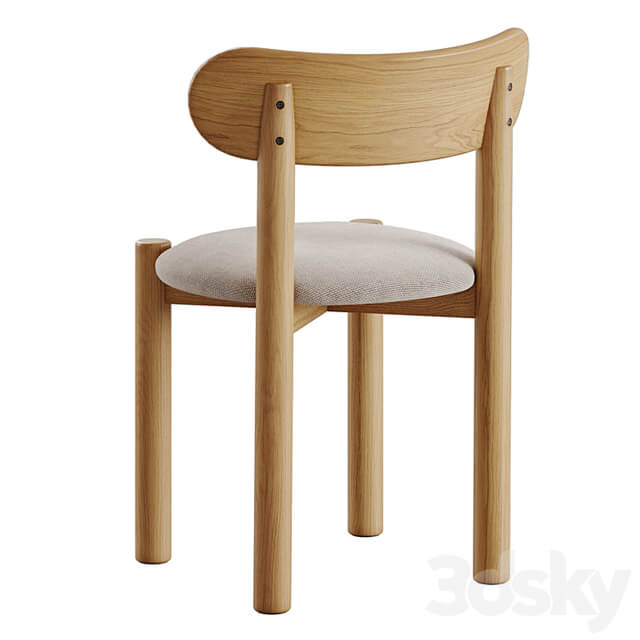 Nebai chair with hard and soft back